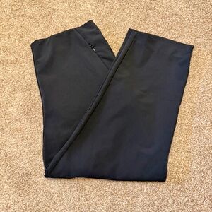 TAIL Pull On Golf Capris Performance Pants Women’s 8 Black Stretch Zip Pockets
